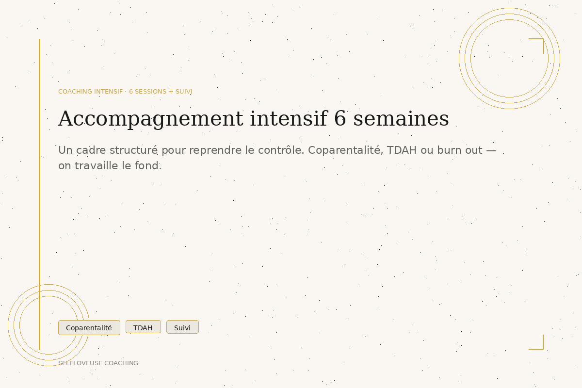 Tenir mon cap — Accompagnement intensif 6 semaines